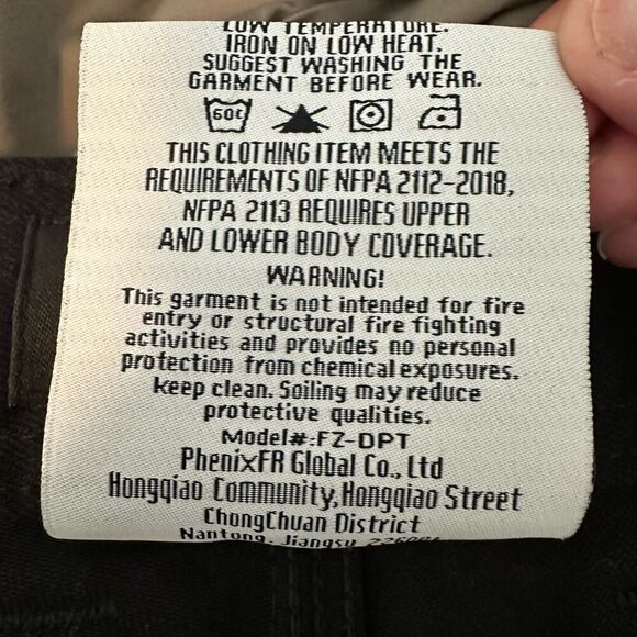 Wolverine FR Flame Resistant Stretch Denim Work Pants Mens 48x34 Black NWOT - Picture 9 of 9